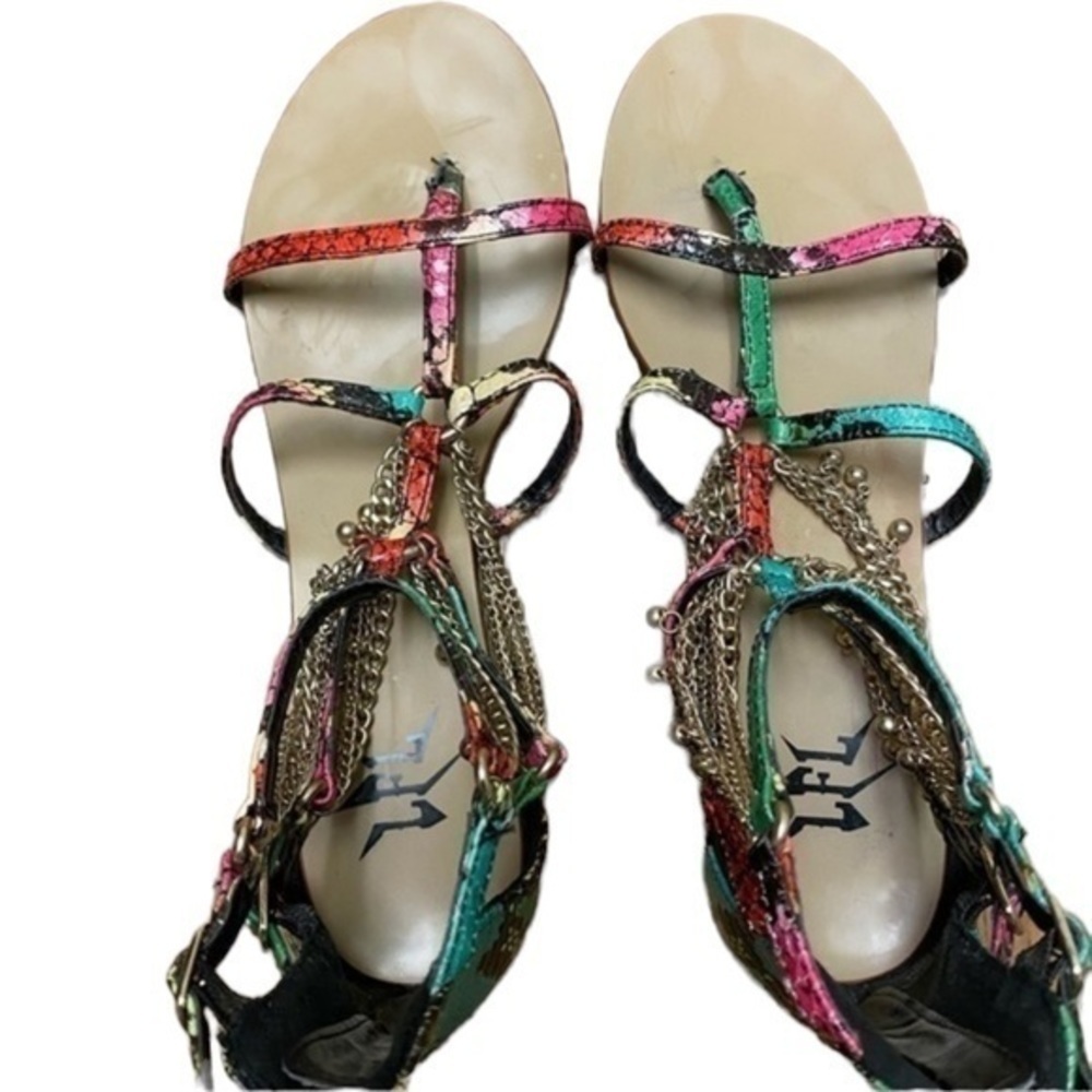 LFL Gladiator multi colored snake skin print. - Picture 4 of 5